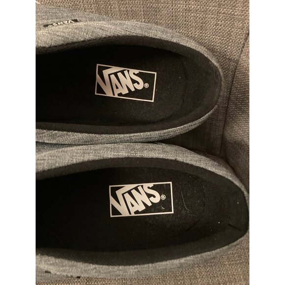 Men’s VANS Gray Canvas Asher Slip-Ons Size 12 NWOT - Picture 5 of 7